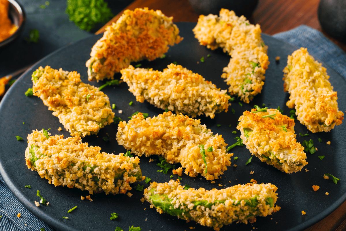 Air fryer avocado fries.