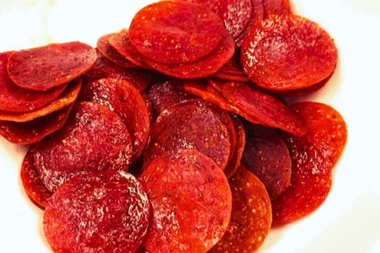 Air fryer pepperoni chips.