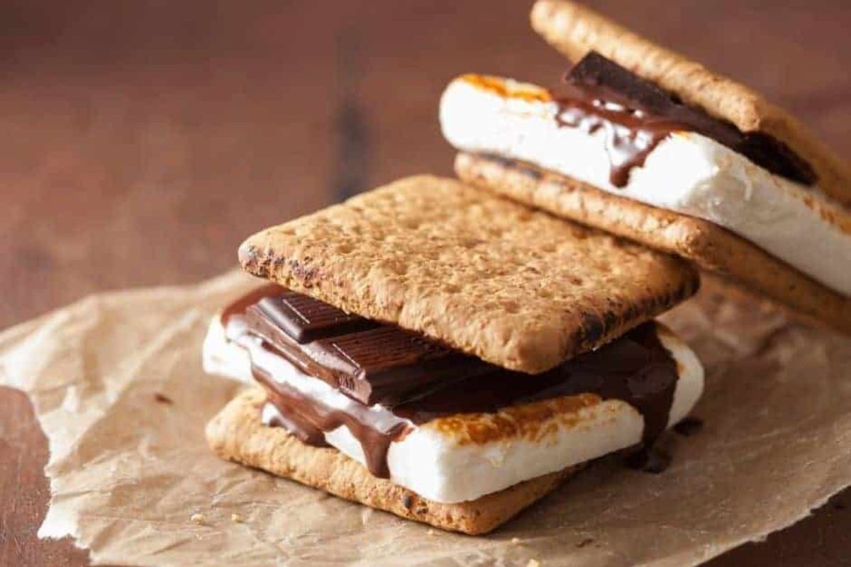 Air fryer s’mores.