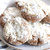 Air Fryer Gingerbread Crinkle Cookies