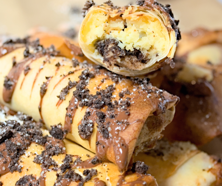 Air Fryer Oreo Egg Rolls