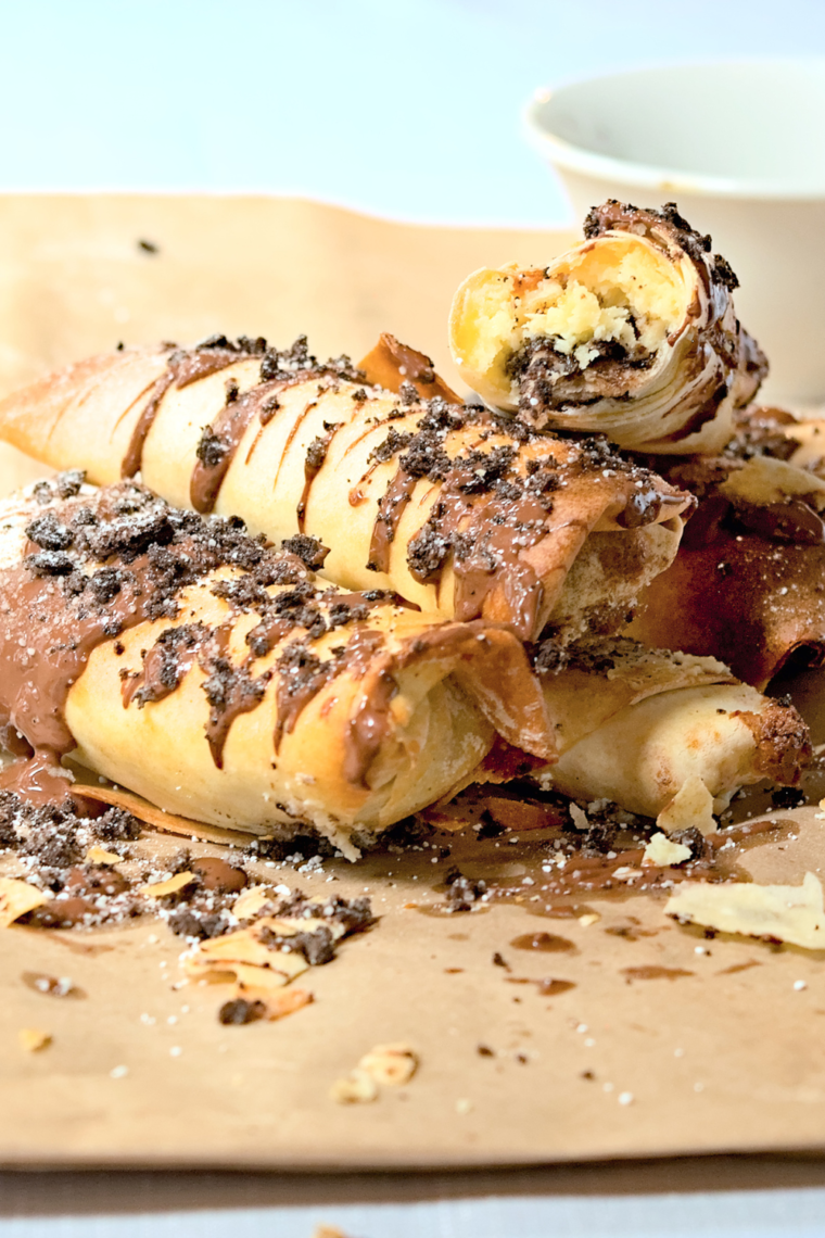 Air Fryer Oreo Egg Rolls 