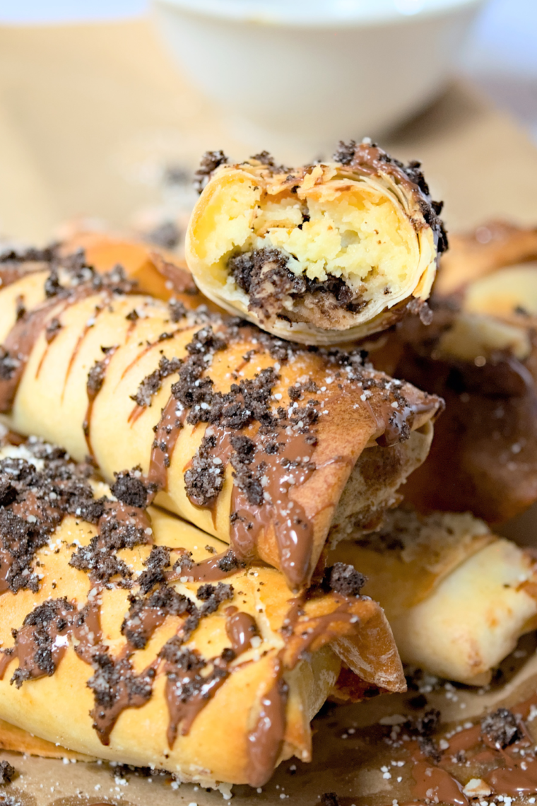 Air Fryer Oreo Egg Rolls