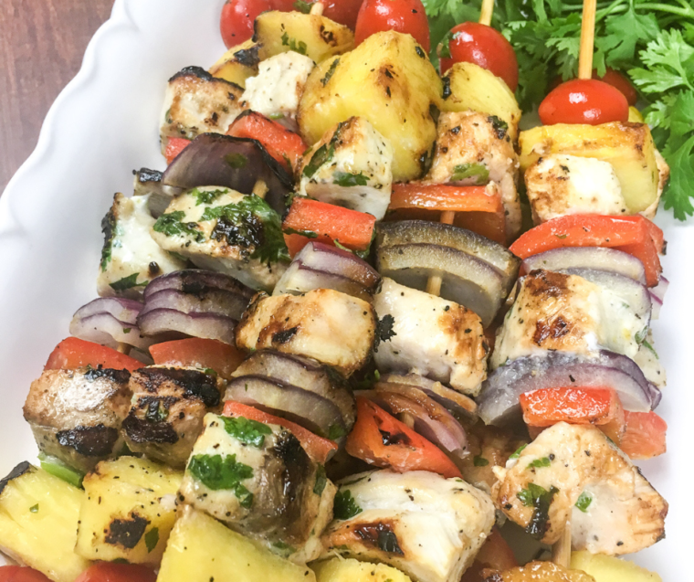 Air Fryer Swordfish Kebabs  