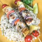 Air Fryer Swordfish Kebabs