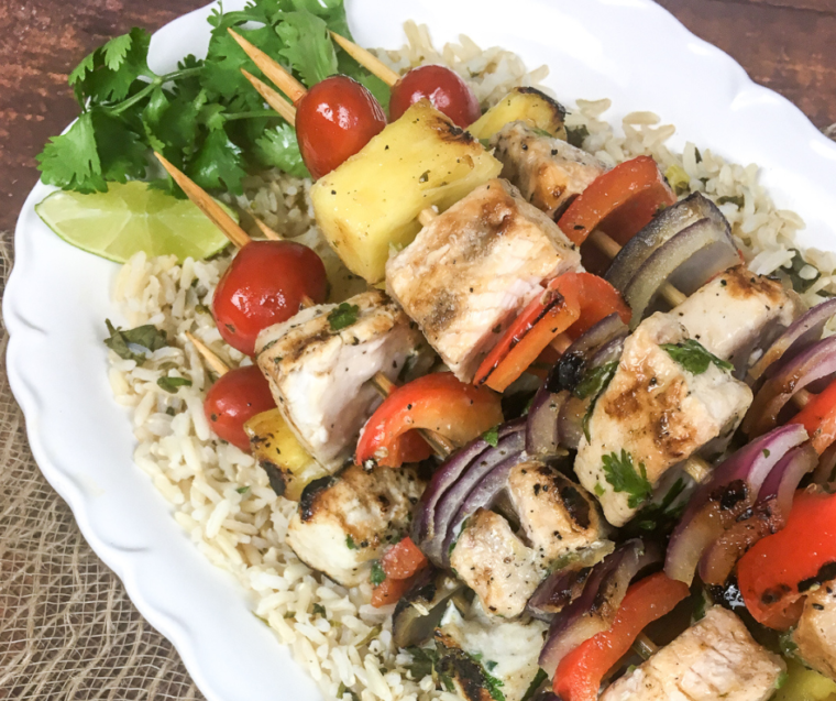 Air Fryer Swordfish Kebabs 