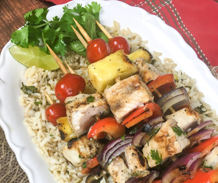 Easy Recipe For Air Fryer Swordfish Kebabs 