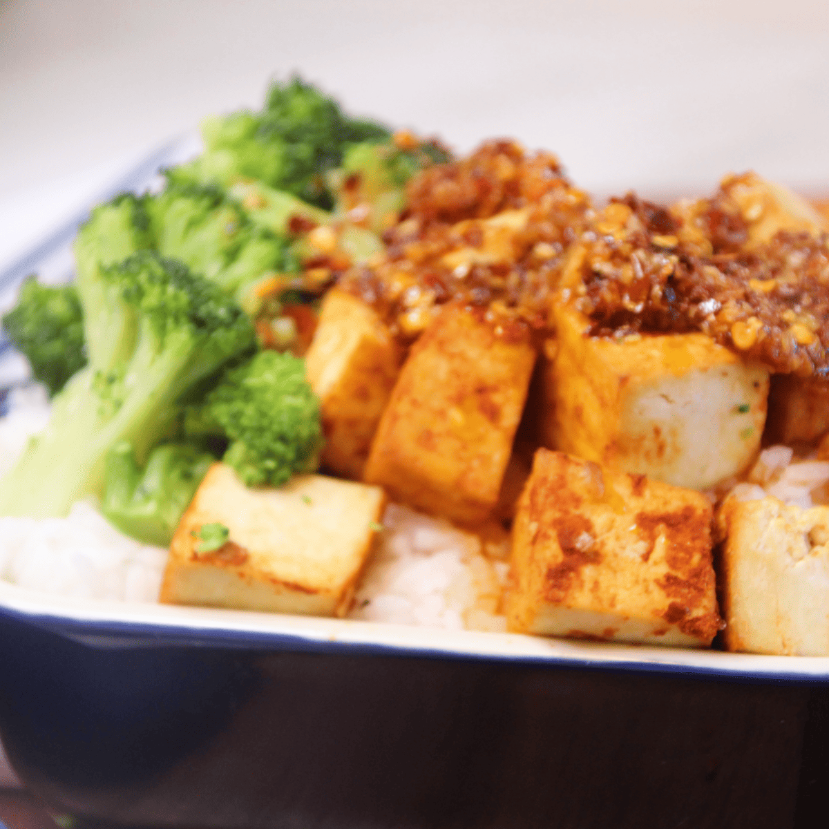 trader joe’s tofu rice bowl