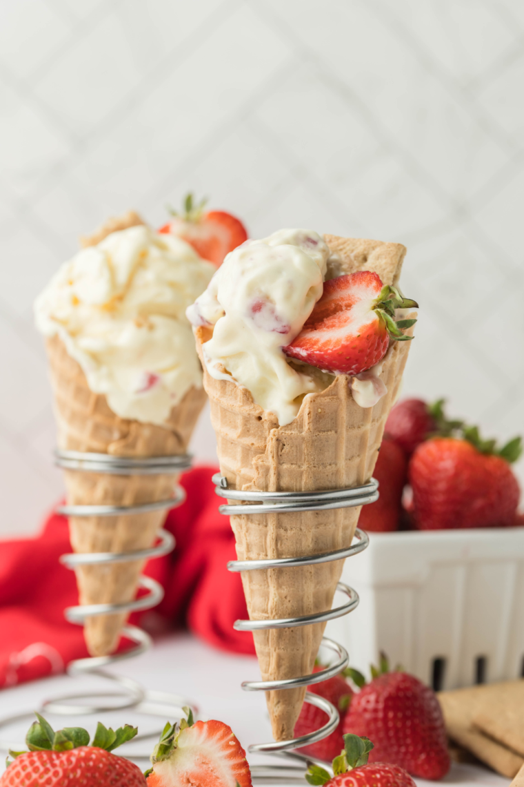 Ninja Creami Strawberry Cheesecake Ice Cream