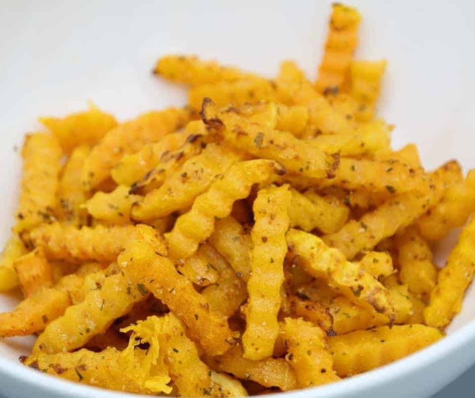 air fryer butternut squash fries