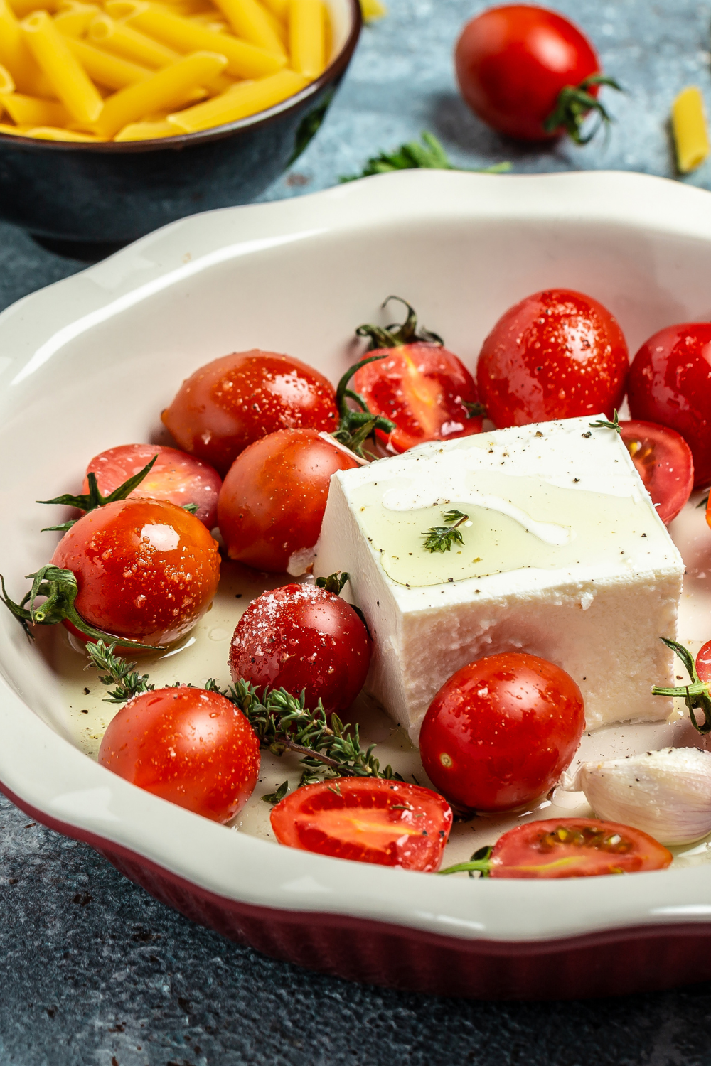 Air Fryer Baked Feta Cheese