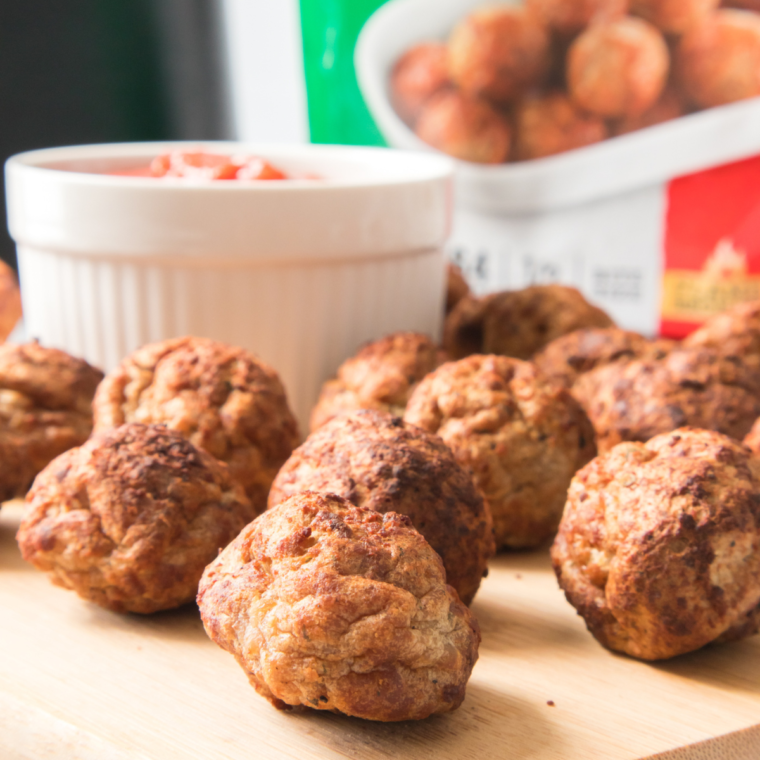 Air Fryer Cooked Perfect Meatball 