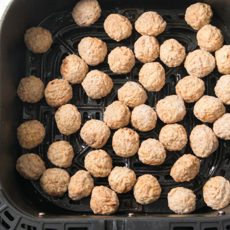 Air Fryer Cooked Perfect Meatball 