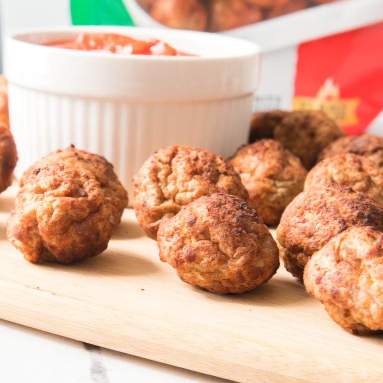 Air Fryer Cooked Perfect Meatball 