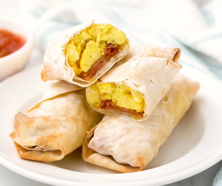 Air Fryer Starbucks Copycat Bacon, Sausage & Egg Wrap Recipe  