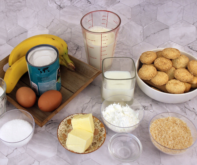 Ingredients Needed For Coconut Milk Banana Pudding