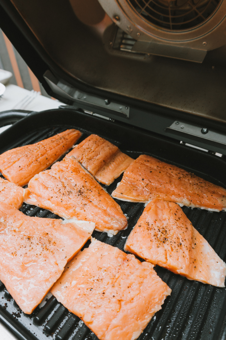 Ninja Woodfire Grill Salmon  