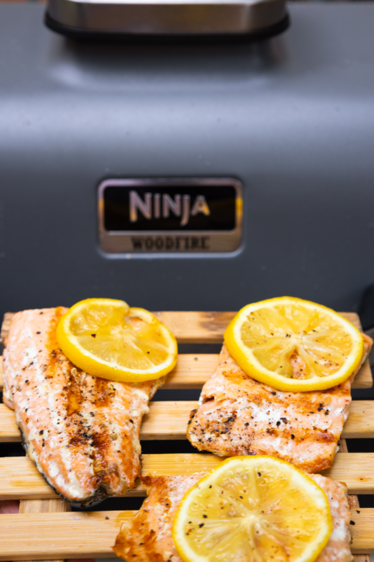 Ninja Woodfire Grill Salmon  