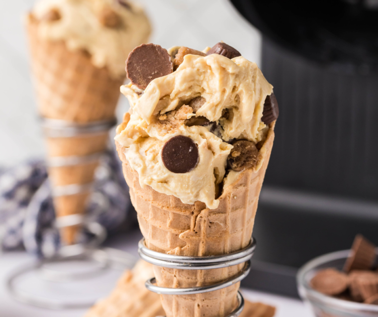 Reese’s Peanut Butter Ninja Creami Protein Ice Cream