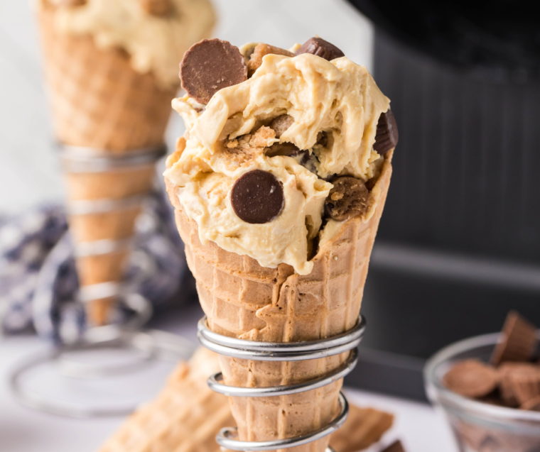 Reese’s Peanut Butter Ninja Creami Protein Ice Cream