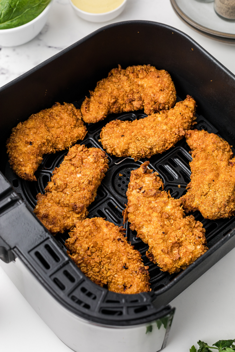 Air Fryer Chicken Tenders with Honey Mustard Sauce