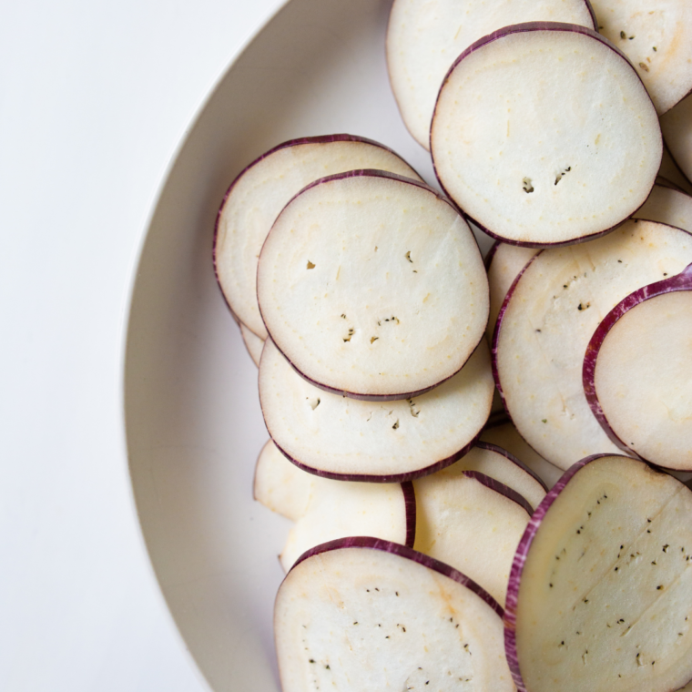 Air Fryer Eggplant Chips