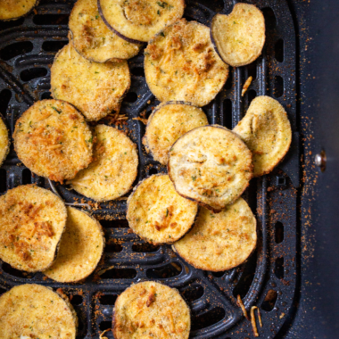 Air Fryer Eggplant Chips