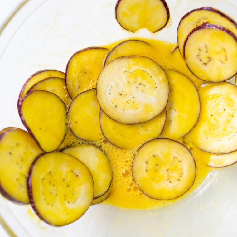 Air Fryer Eggplant Chips