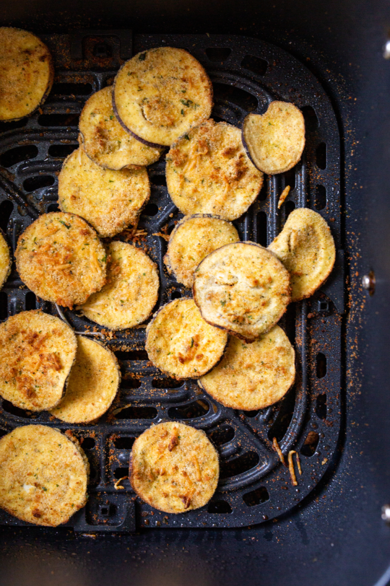 Air Fryer Eggplant Chips 