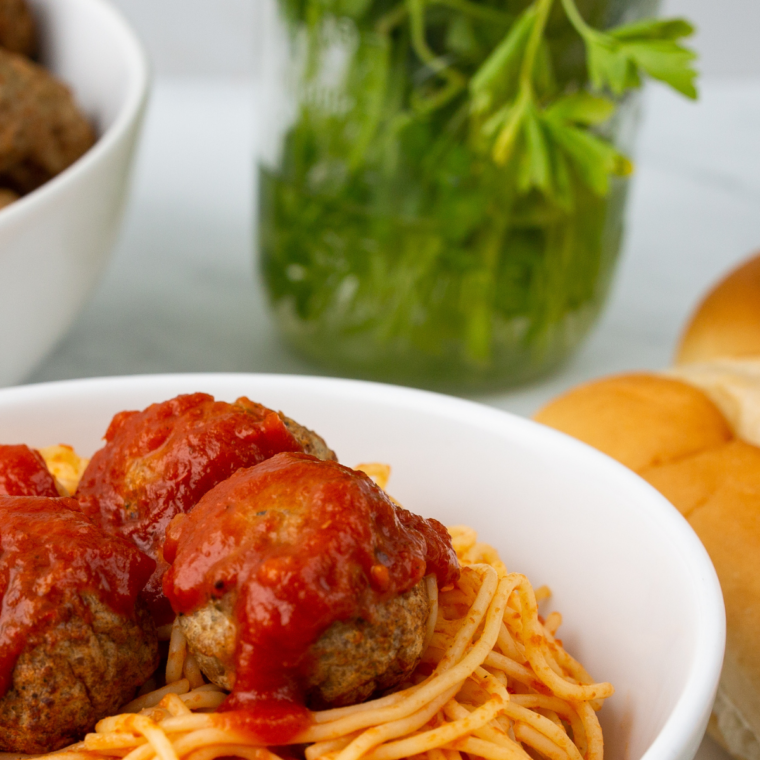 Air Fryer Frozen Turkey Meatballs