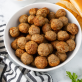 Air Fryer Frozen Turkey Meatballs