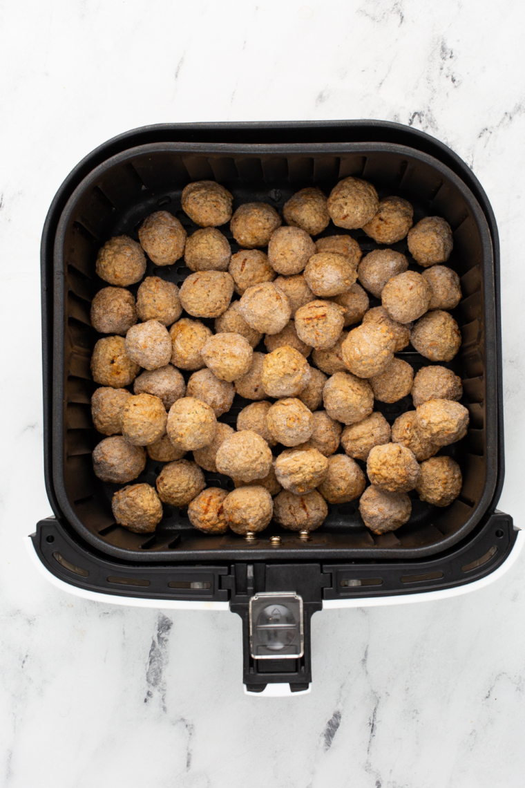 Air Fryer Frozen Turkey Meatballs