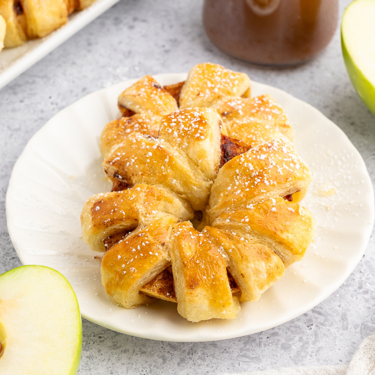 Air Fryer Puff Pastry Apple Rings