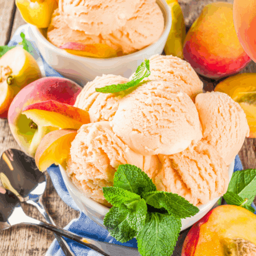 Easy Ninja Creami Peach Sorbet Recipe - Fork To Spoon