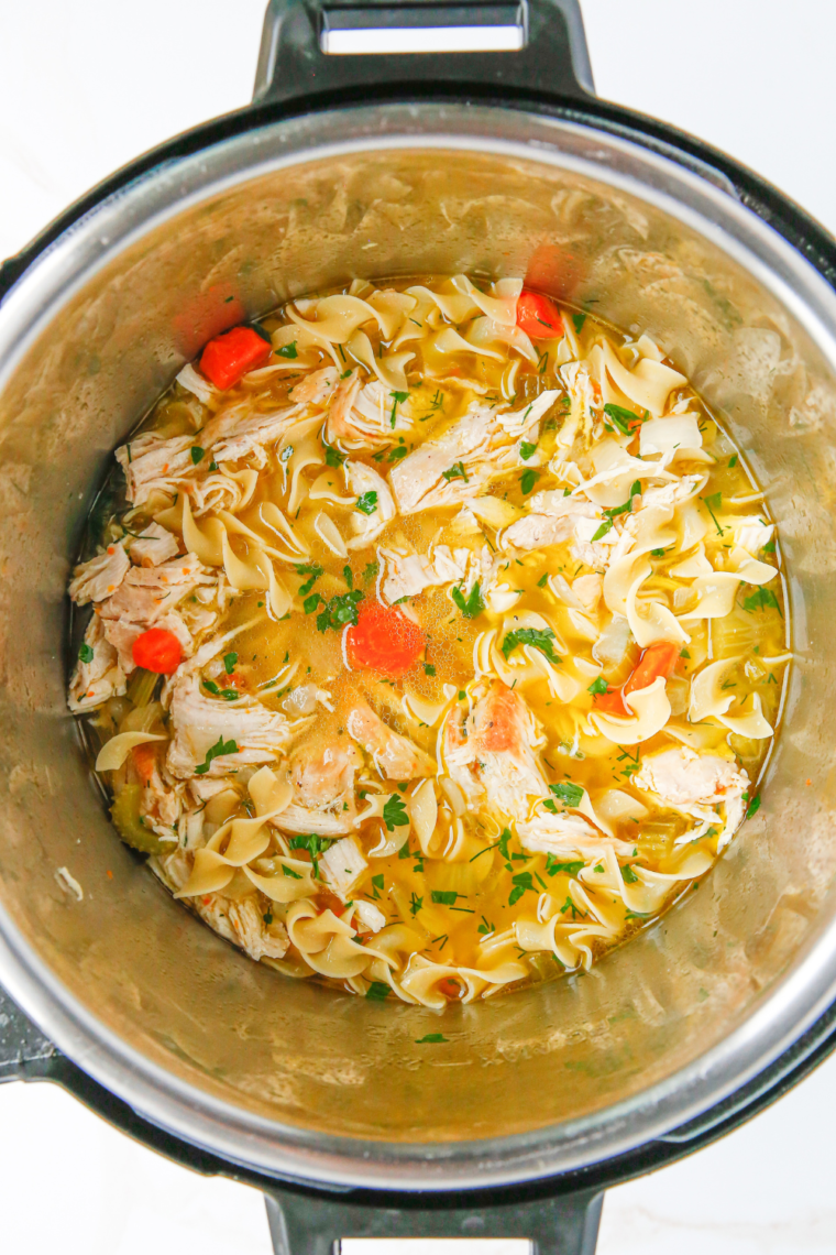 Instant Pot Chicken And Noodles With Cream Of Mushroom Soup