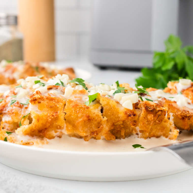 Plate of Crispy Chicken Fritta (Olive Garden Copycat)