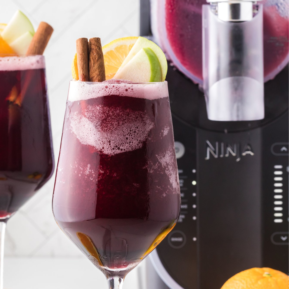 Ninja Slushi Sangria Wine Slushie Fork To Spoon