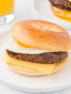 Steak Egg and Cheese Bagel Recipe