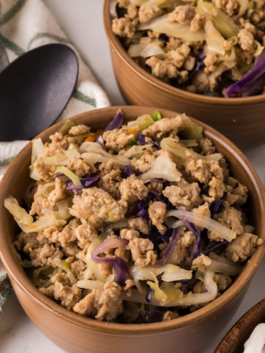 Ninja Foodi Chicken Egg Roll Bowls
