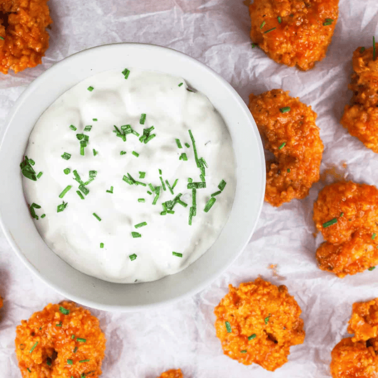 Outback Steakhouse Blue Cheese Dressing served in a bowl with a creamy texture and blue cheese crumbles.