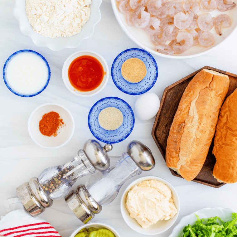 Ingredients needed for Popeyes Delta Sauce Recipe on kitchen table.