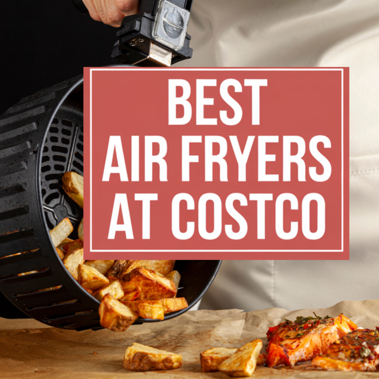 A selection of the best air fryers available at Costco, showcasing top models with excellent features for efficient and healthy cooking.