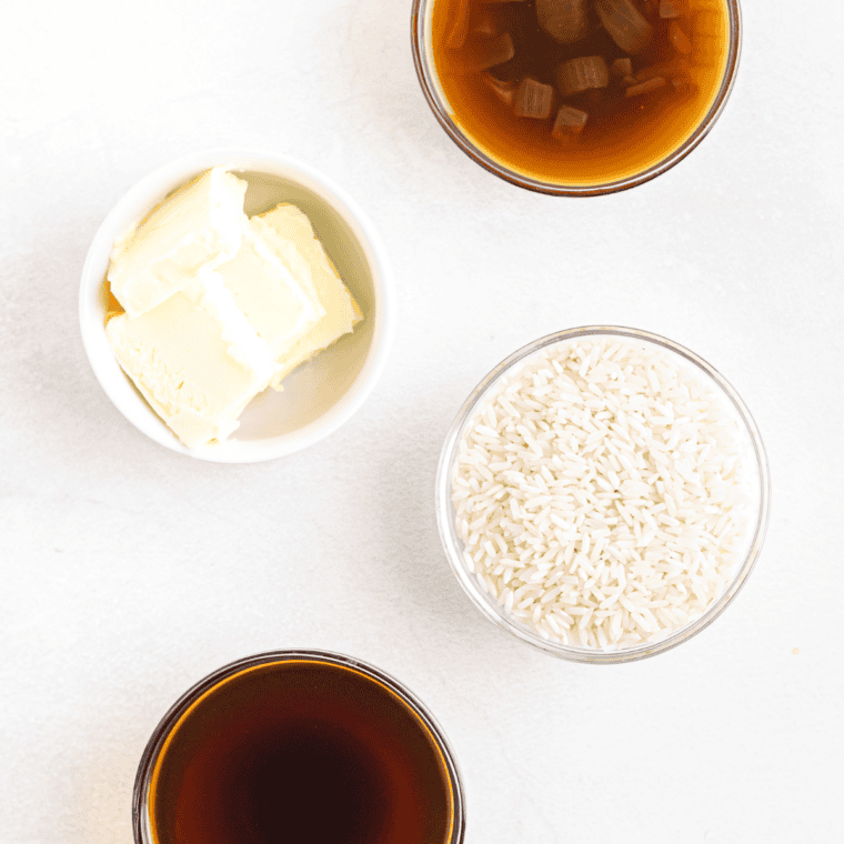 Popeyes Cajun Rice Ingredients Needed on kitchen table.