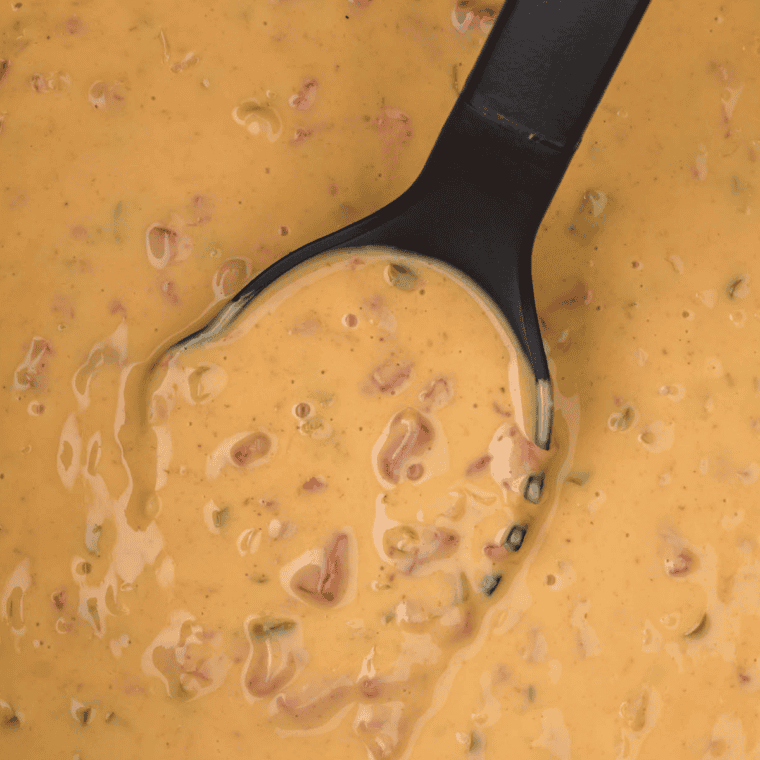 Cheesy, creamy Ninja Possible Cooker Queso Dip with tortilla chips