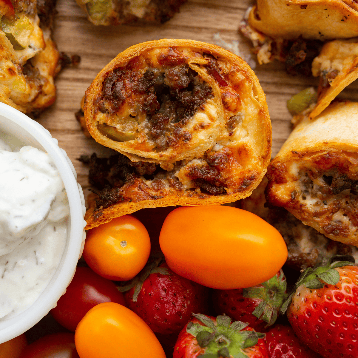 Air Fryer Cuban Pinwheels