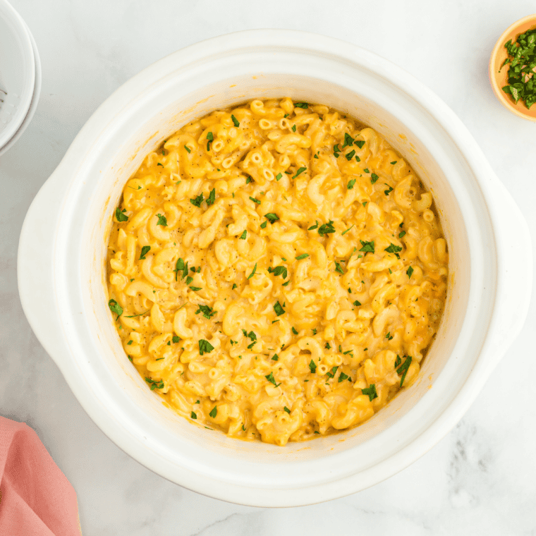 Delicious homemade Copycat KFC Macaroni and Cheese in a creamy, cheesy sauce.