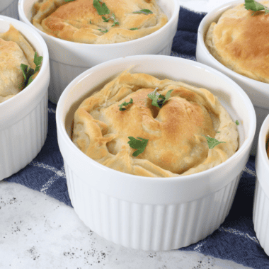 A golden, flaky homemade KFC Chicken Pot Pie filled with tender chicken, creamy sauce, and hearty vegetables.