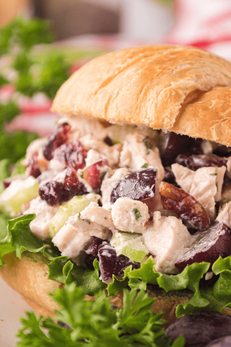 Serve Newk’s chicken salad on greens, in a sandwich, or wrap.