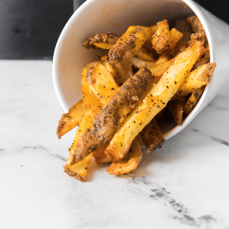 Crispy, golden Texas Roadhouse Steak Fries served hot and perfectly seasoned.