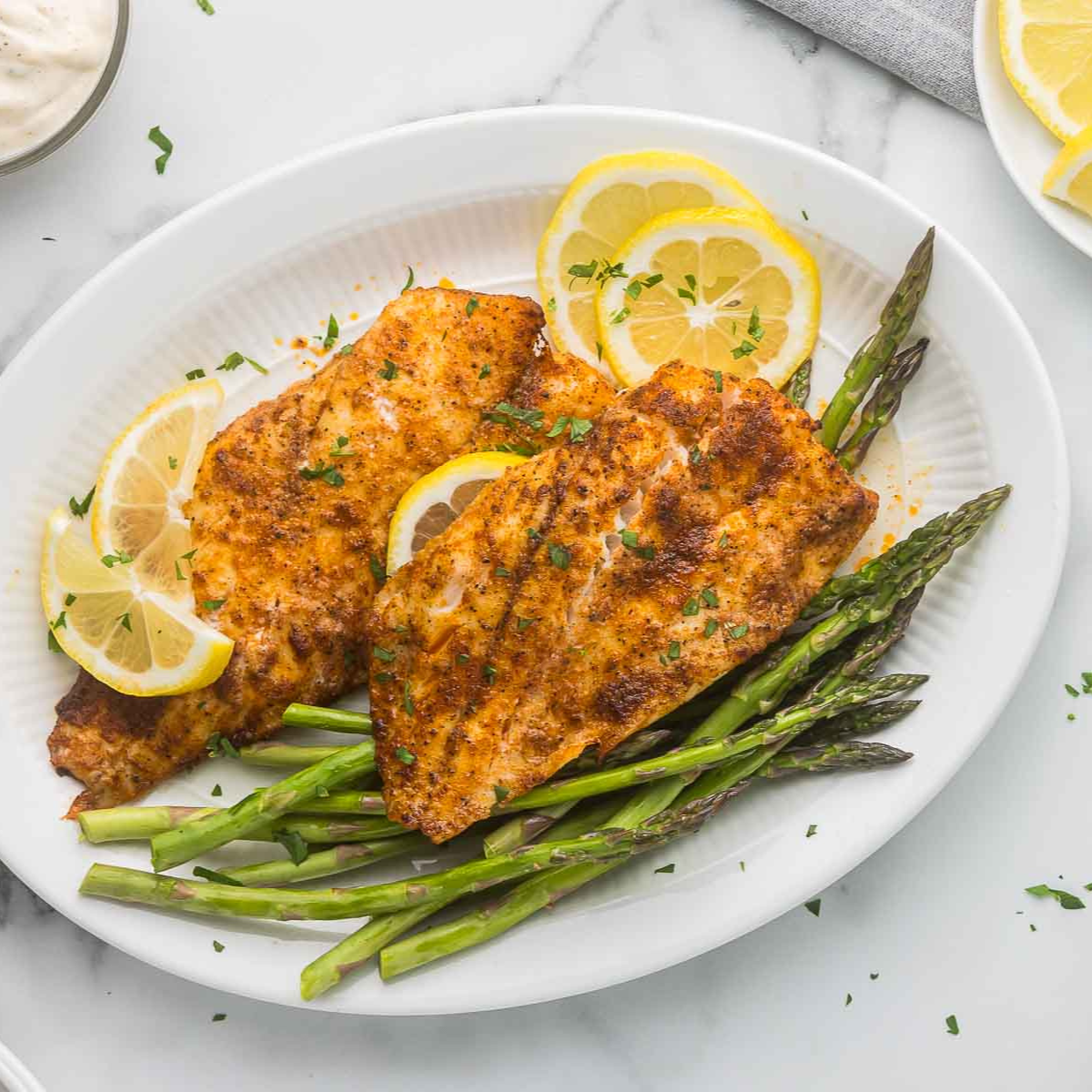 Make tender, flaky Air Fryer Orange Roughy in just 15 minutes! A simple, healthy seafood dinner with bold flavor and minimal prep.